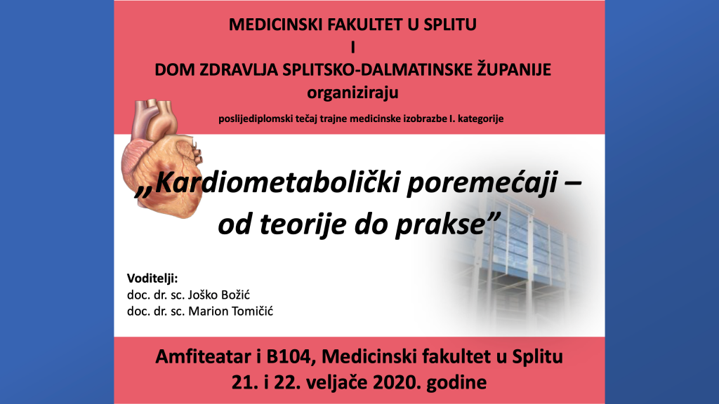 MEFST Medicinski fakultet Split Poslijediplomski tečaj